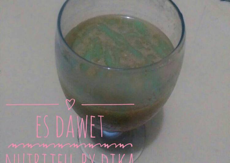 resep lengkap untuk Es Dawet Nutrijell by Dika