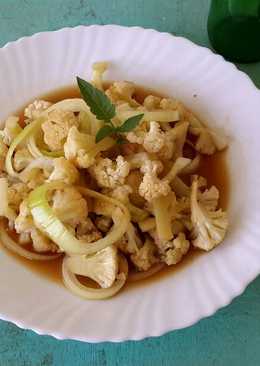 Kembang kol tumis bombay saus tiram