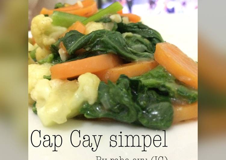 resep lengkap untuk Cap Cay Sayur (gak pake ribet)