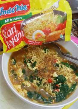 Indomie pedes sawi telur orak arik