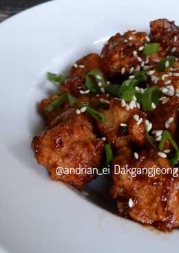 Dakgangjeong (Ayam Goreng Krispi Saus Madu ala Korea)#kamismanis