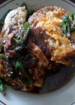 Telor ceplok tumis kecap