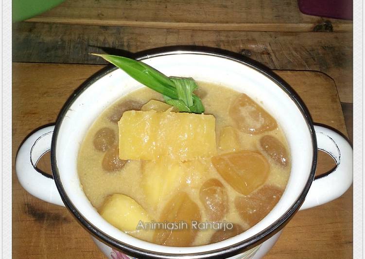 resep masakan Kolak singkong kolang kaling