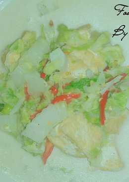 Sayur Santan Sawi Putih + Tahu #BikinRamadanBerkesan