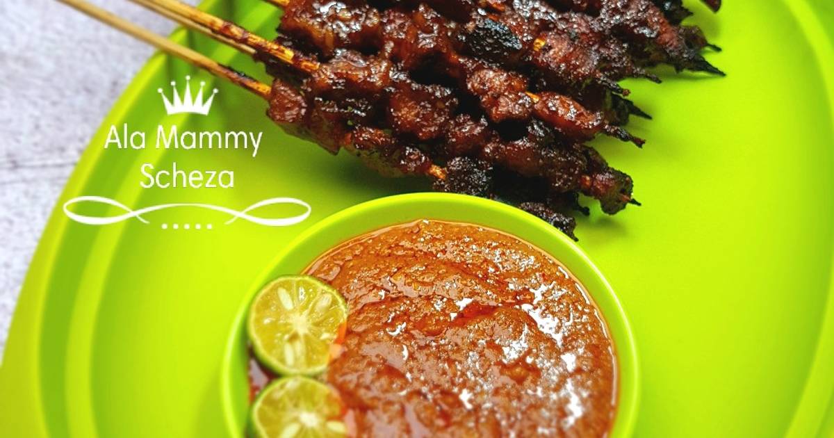 1 618 resep sate bumbu kacang enak dan sederhana Cookpad