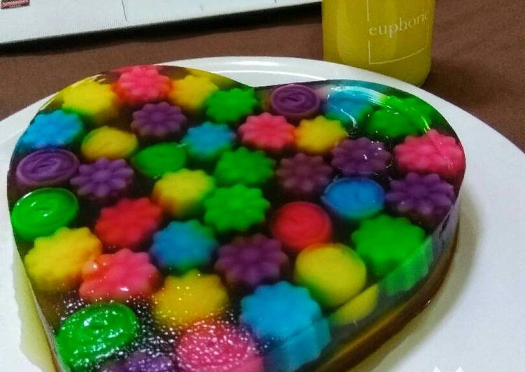 Resep Puding kaca lapis kopi Dari Yuli