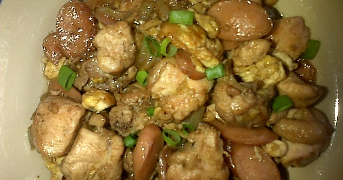 Resep Ayam Sosis Telor Goreng Mentega oleh Dapur Mimi Seru 