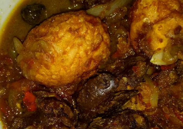 resep masakan Hati ayam telur bumbu kecap