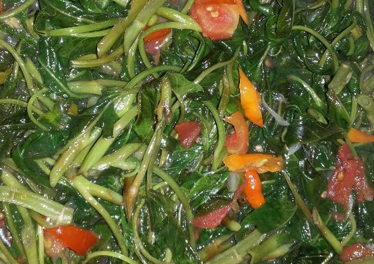 gambar untuk resep makanan Tumis kangkung saus tiram