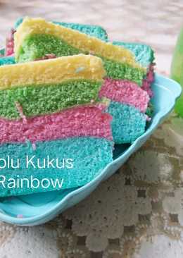 Bolu kukus rainbow