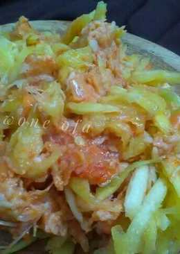 Sambal mangga muda with udang (menu diet)