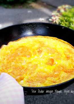 Telur dadar dengan minyak wijen (#pr_recookmantenelise)