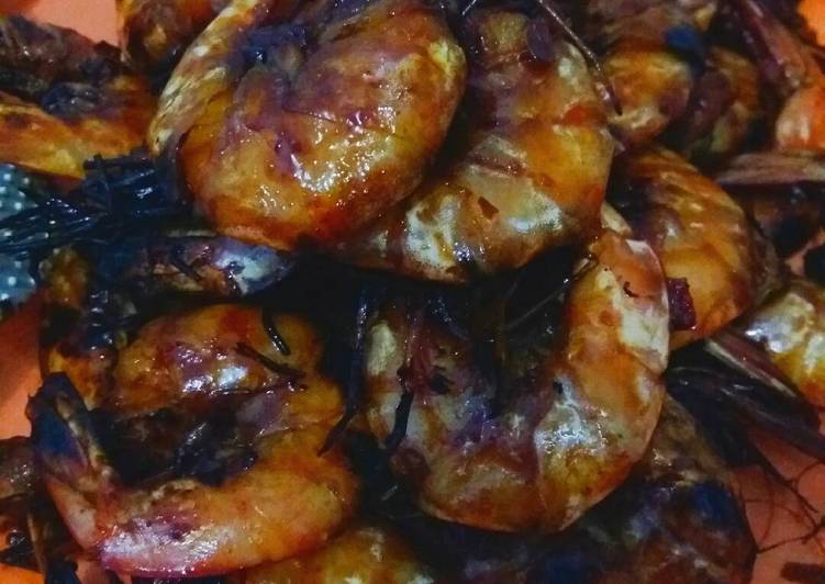 resep lengkap untuk Udang bakar madu