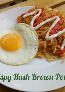 Crispy hash brown potato