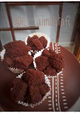 Brownies kukus Tepung Beras (eggless)