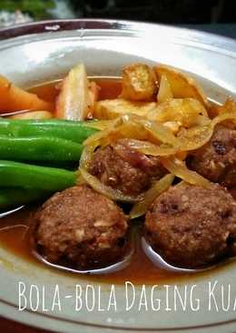 Bola-bila Daging Kuah Asam