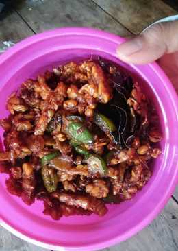 Kering tempe cabai gendot