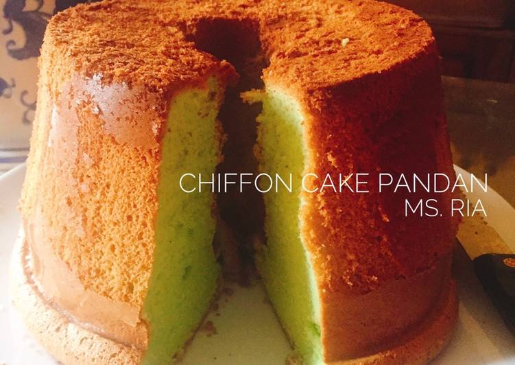 Resep Chiffon cake pandan
