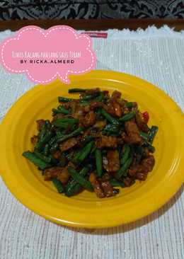 Tumis kacang panjang saus Tiram