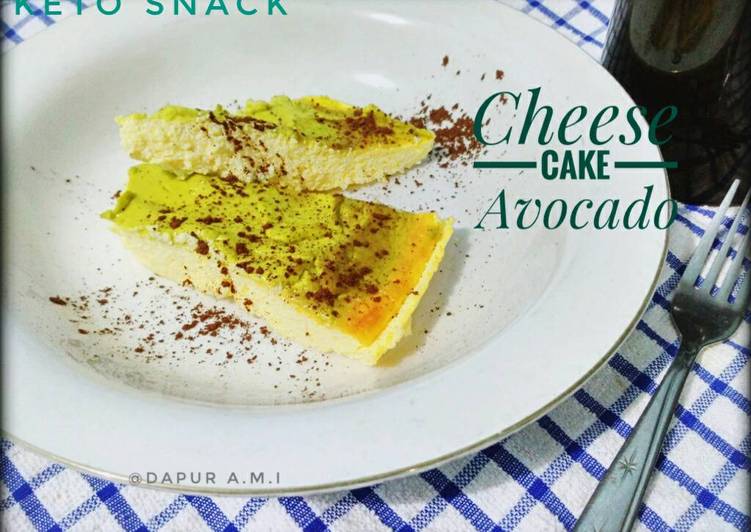 resep makanan Cheese Cake Avocado