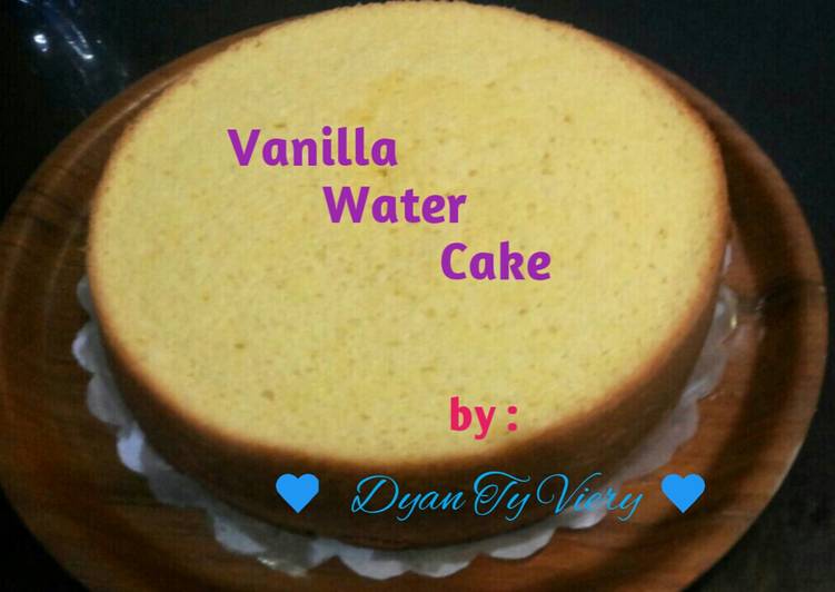 resep lengkap untuk Cake Air Vanila