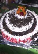 Blackforest with fondant