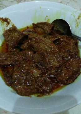 Rendang Daging Sapi Mudah Warna Merah 'Merendang'