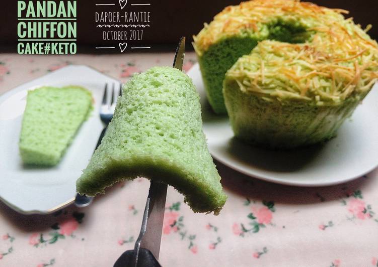 gambar untuk cara membuat Sifon Cake Pandan Lembut #keto ala Rantie