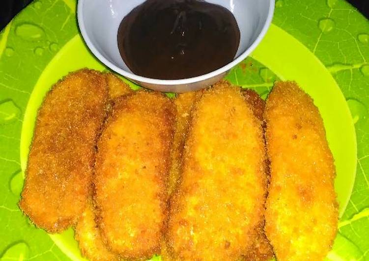 cara membuat Pisang goreng pasir kriuk kriuk