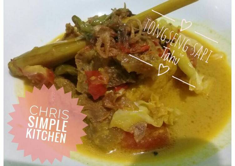 resep Tongseng Sapi Tahu