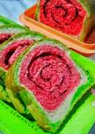 Roti Tawar Motif Semangka