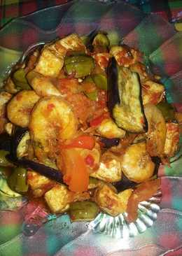 Sambal udang tahu dan petai (campur-campur)