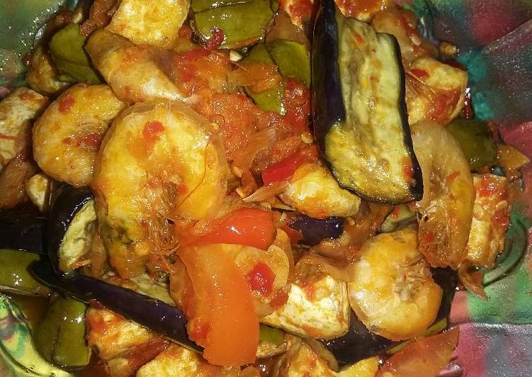 Resep Sambal udang tahu dan petai (campur-campur) By Riskanti Palba