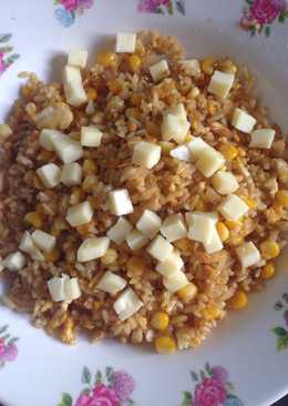 Nasi goreng jagung keju
