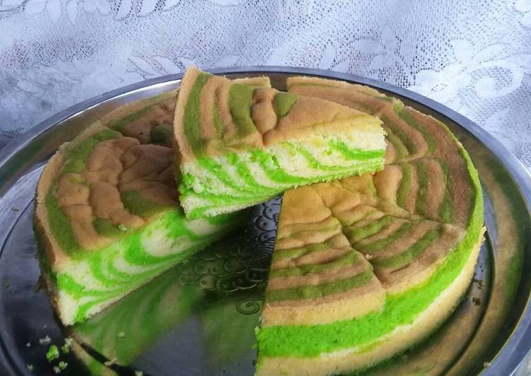 resep masakan Bolu Zebra