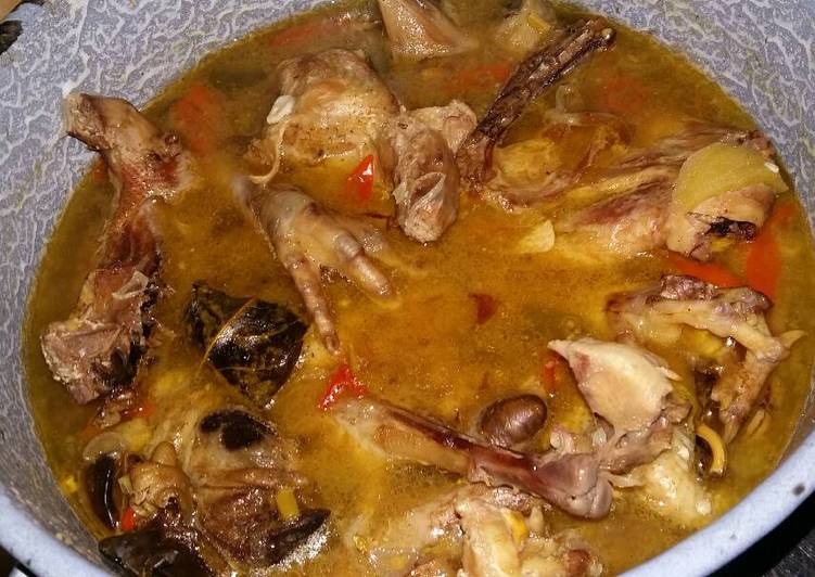 resep lengkap untuk Garang asem Pedas