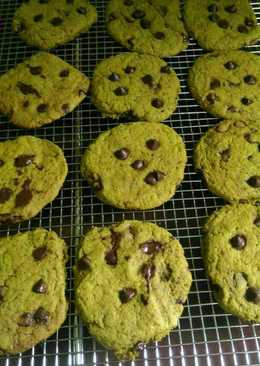 Green tea Chocolate Chip Cookies