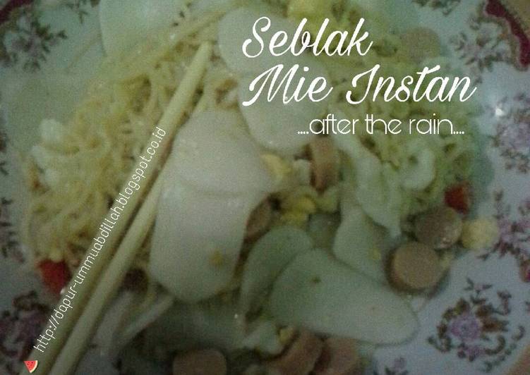 resep lengkap untuk Seblak Mi Instant