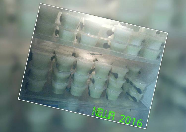 resep Puding sutra pop ice durian+avocado