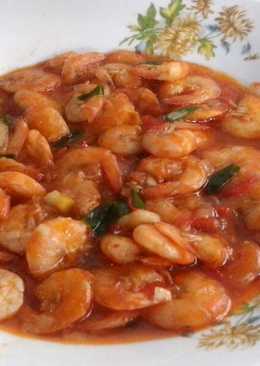 Udang pedas manis