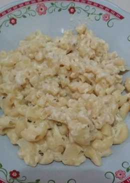 Makroni creamy cheese untuk ibu dan anak