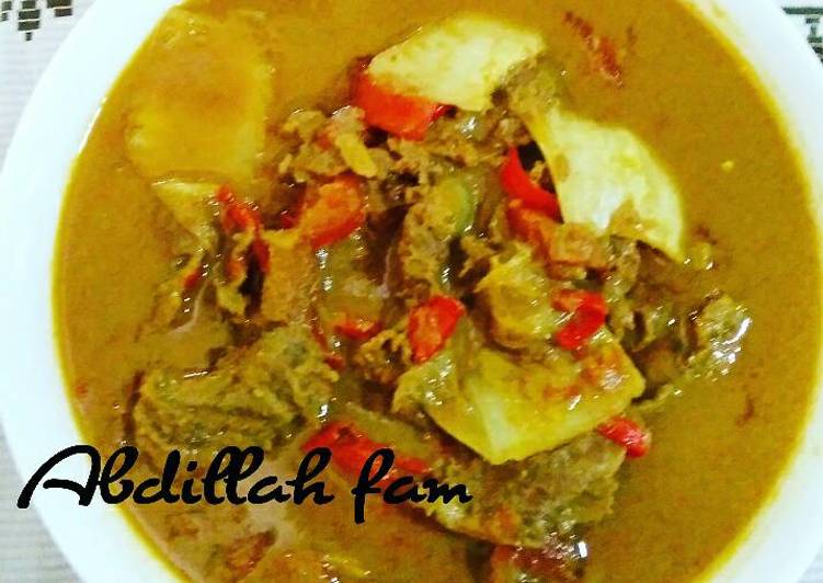 Resep Tongseng daging sapi sedap ala Abdillah fam - Alfa Zaujatu
Abdillah