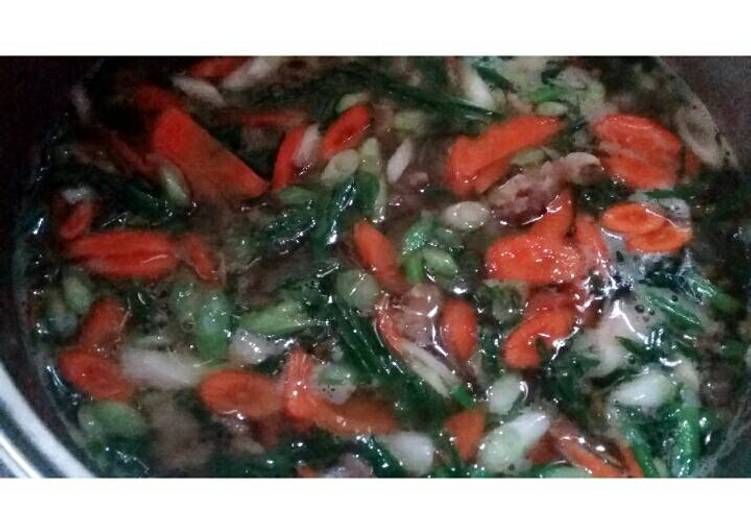 gambar untuk resep makanan Soup Daging Kaldu Banjar