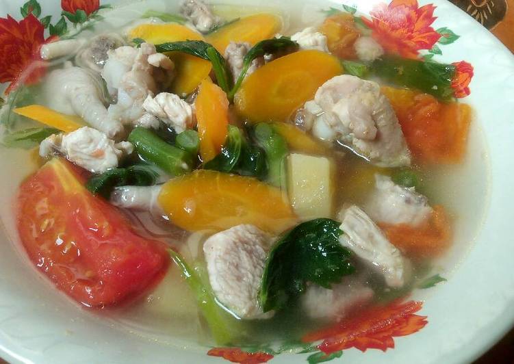 Resep Sop Ayam Hangat Obat Flu Oleh Wattini Kitchen