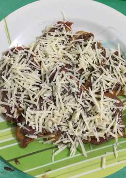 Pisang goreng nutella keju