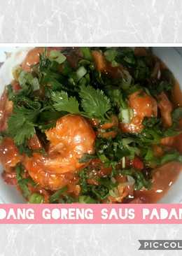 Udang Goreng Saus Padang