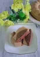 Pudding Pisang Lapis Coklat #PR_RecookAgarLebihJeli