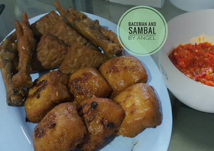 resep Bacem (tahu,tempe,cakar)