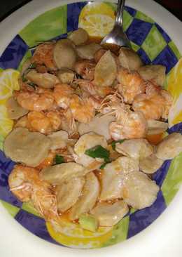 Udang bakso saus tomat