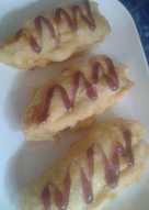 Pisang goreng isi selai